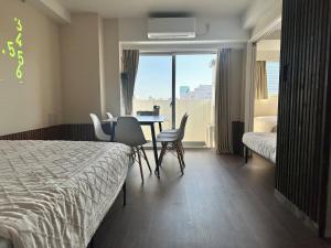 眺望抜群 高層階 錦糸町駅徒歩5分【浅草,秋葉原,新宿,成田,羽田アクセス】プロジェクタWiFi完備