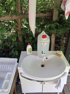 GARDEN ROOM FOR TWO PEOPLE WITH ADDITIONAL RIVER SITE TO PUT UP YOUR TENT price includes two bicycles for amazing views and two water floats for mega river run CHECK MY VIDEO ON YOUTUBE BY WRITING How to find and use your accommodation in Ljubljana
