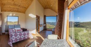 Chalé com vista para montanhas Alagoa MG