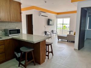 Fantástico Depa en BLUU con PLAYA ARTIFICIAL - Turquesa 208 -