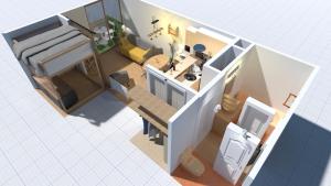 Appartement, cosy, balcon, plein Sud