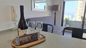 Concon apartment on Montemar coast, ocean view