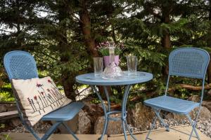 mobile house on a herbs farm