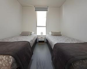 Exclusivo departamento tres dormitorios, capacidad 6 personas, excelente vista al mar para disfrutar de las puestas de sol