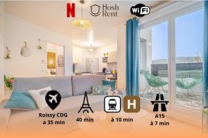Appartements Tropical nest - Taverny - Ligne H : photos des chambres