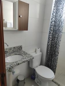 Apartamento a 5 minutos da Praia de Ponta de Campina, Ar condicionado, Wi-Fi, SmarTV, Cozinha Completa, Piscina, Academia, Mercadinho 24h