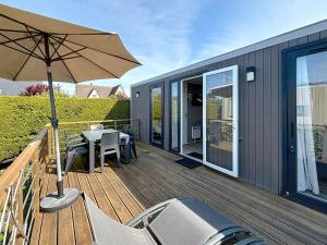 Maisons de vacances Mobile-home Grand Confort 4 pers, 2 ch, 2 sdb, plage, piscine, fitness, terrasse - Jullouville - FR-1-361A-57 : photos des chambres