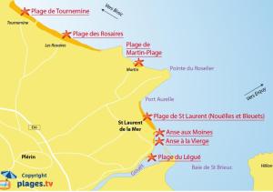 Maisons de vacances Maison entierement renovee Plerin centre : photos des chambres