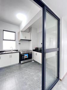 elegant luxury three bedroom apartment with swimming pool fully equipped gym children playing ground ample parking space and a relaxing rooftop with breathtaking scenic views