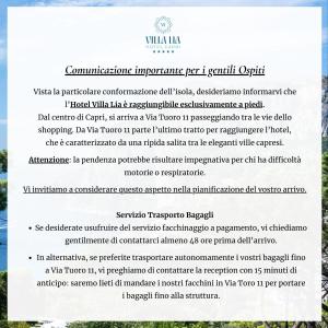 Villa Lia Hotel Capri