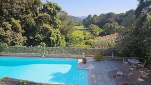 Appartements 11m heated pool, beach 20 min, panorama views : photos des chambres