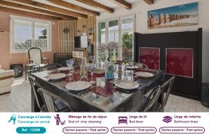 Maison pour 2 adultes et 2 enfants avec jardin