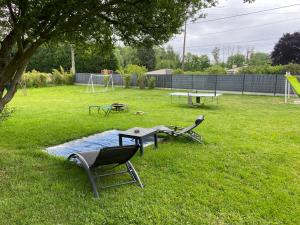 Tentes de luxe Camping-car au Charme de la Foret Circuit des 25 Bosses : photos des chambres