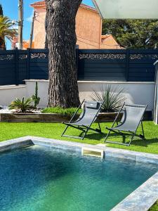 Le Grand Pin villa Climatisée, Piscine, Rooftop