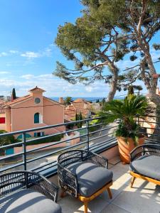 Villa neuve tout confort, Rooftop vue mer, plages et port à pieds