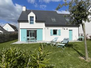 Maisons de vacances Maison moderne pour 8 pers., proche plage, Arzon, au calme, avec WiFi - FR-1-775-28 : photos des chambres