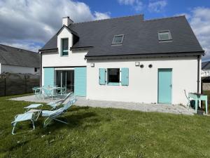 Maisons de vacances Maison moderne pour 8 pers., proche plage, Arzon, au calme, avec WiFi - FR-1-775-28 : photos des chambres