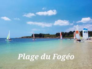 Maisons de vacances Maison moderne pour 8 pers., proche plage, Arzon, au calme, avec WiFi - FR-1-775-28 : photos des chambres