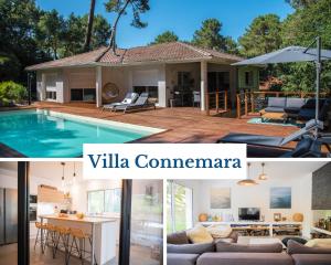 Villas Connemara, Superbe Villa avec piscine, au coeur de la foret, acces a la plage en velo : Villa avec Piscine Privée
