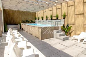 Domki Nord Breeze z podgrzewanym basenem i jacuzzi