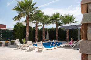 Modern villa with a private pool