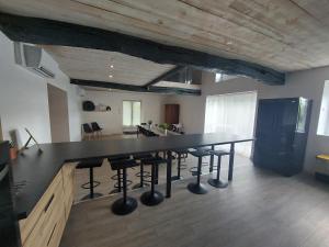 Gite 12 personnes avec étang et piscine