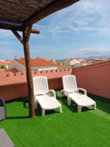 Appartements Casa del Sol - Location de vacances, 3 etoiles avec terrasse cosy, clim et 3mn de la plage et des commerces, animaux admis,wifi : photos des chambres