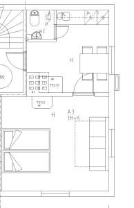 Vanhan puukerrostalon 30m2 asunto minimi 2 yötä