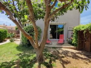 Villa 3 chambres climatisées proche plage avec jardin clos