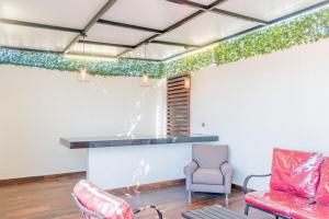 Loft with a king size bed in the historic center