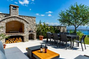 Villa K Opatija with a heated pool, sauna, astonishing sea view