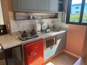 Studio novissimo com vista para o parque