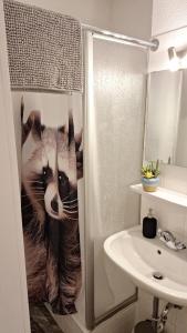 Die Waschbär Höhle mit Pool und Balkon