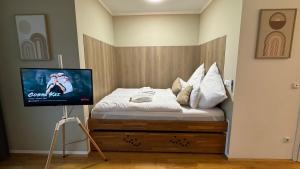 DUTTIS HOME - Stylisches Apartment, Stellplatz, Küche, Self Check-in