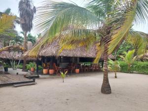 Cabaña frente al mar en la playa del Calao