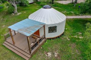 OT 3515L Texas Yurt Haus Longhorn