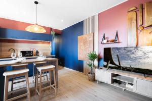 Appartements Le terracotta T2 premium en centre bourg de Crozon : Appartement 1 Chambre