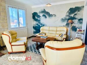 Appartements SOLEIL LEVANT - Terrasse, clim, jardin & BBQ : photos des chambres