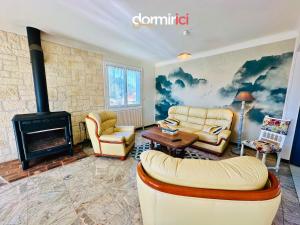 Appartements SOLEIL LEVANT - Terrasse, clim, jardin & BBQ : photos des chambres