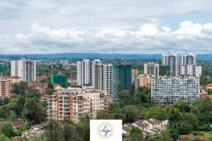 Executive studio apartment in kilimani with modern luxury facilities and scenic city views