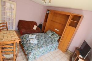 Appartements Studio 24 m2 le grand passage centre-ville terrasse climatisation parking : photos des chambres