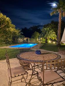 Suite climatisée dans Mas avec Piscine