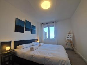 Appartements Appartement avec piscine Bleu du Lac : photos des chambres
