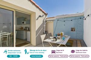 700m plage - Arago - Terrasse - Maison pour 4