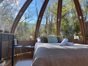 Wigwam et Dôdome sous les étoiles