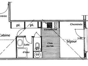 Studio cabine Les Saisies - 4 pers, balcon sud, vue montagne - FR-1-293-117