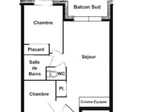 Appartement calme 2 chambres, accès rapide aux pistes, Les Saisies - FR-1-293-227