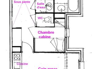 Appartement 3 pièces avec balcon sud aux Saisies - FR-1-293-190