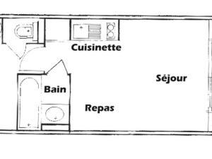 Appartements Studio cabine cosy aux Saisies, sud, 4 pers, skis aux pieds, proche ESF, tout equipe - FR-1-293-169 : photos des chambres