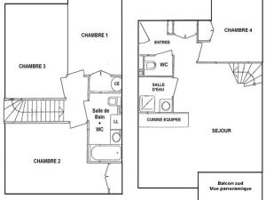 Appartements Appartement haut de gamme 10 pers avec piscine, parking, proche pistes – Villard-sur-Doron - FR-1-293-302 : photos des chambres
